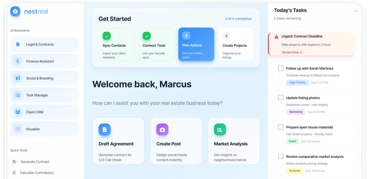 Nestreal Dashboard